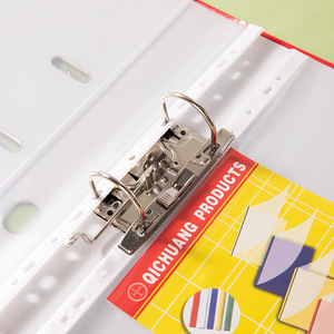 Pochette de classement A4 transparente en PP à 11 trous, pochette de rangement pour feuilles mobiles, couverture protectrice, dossier, page intérieure, pochette pour documents, livre champignon - Product Image 4