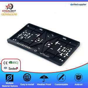 Support de <span class=keywords><strong>plaque</strong></span> d'immatriculation personnalisé réglable pour moto 2026 XGS OEM Luxembourg Malte Suède Cuba Haïti - Product Image 1