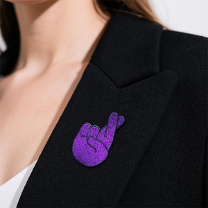 Dessin animé personnalisé <span class=keywords><strong>chat</strong></span> crevettes abeille paillettes Badge blague <span class=keywords><strong>Phrase</strong></span> métal broche ensemble expression humoristique bande dessinée Con Pop Culture marchandise cadeau - Product Image 5