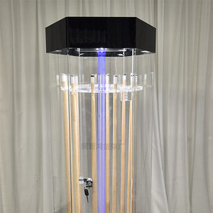 Exhibidor Giratorio de Acrílico LED para Tacos de Billar, Soporte de Mostrador para Tacos de Snooker, Vitrina para Tiendas Minoristas - Product Image 5