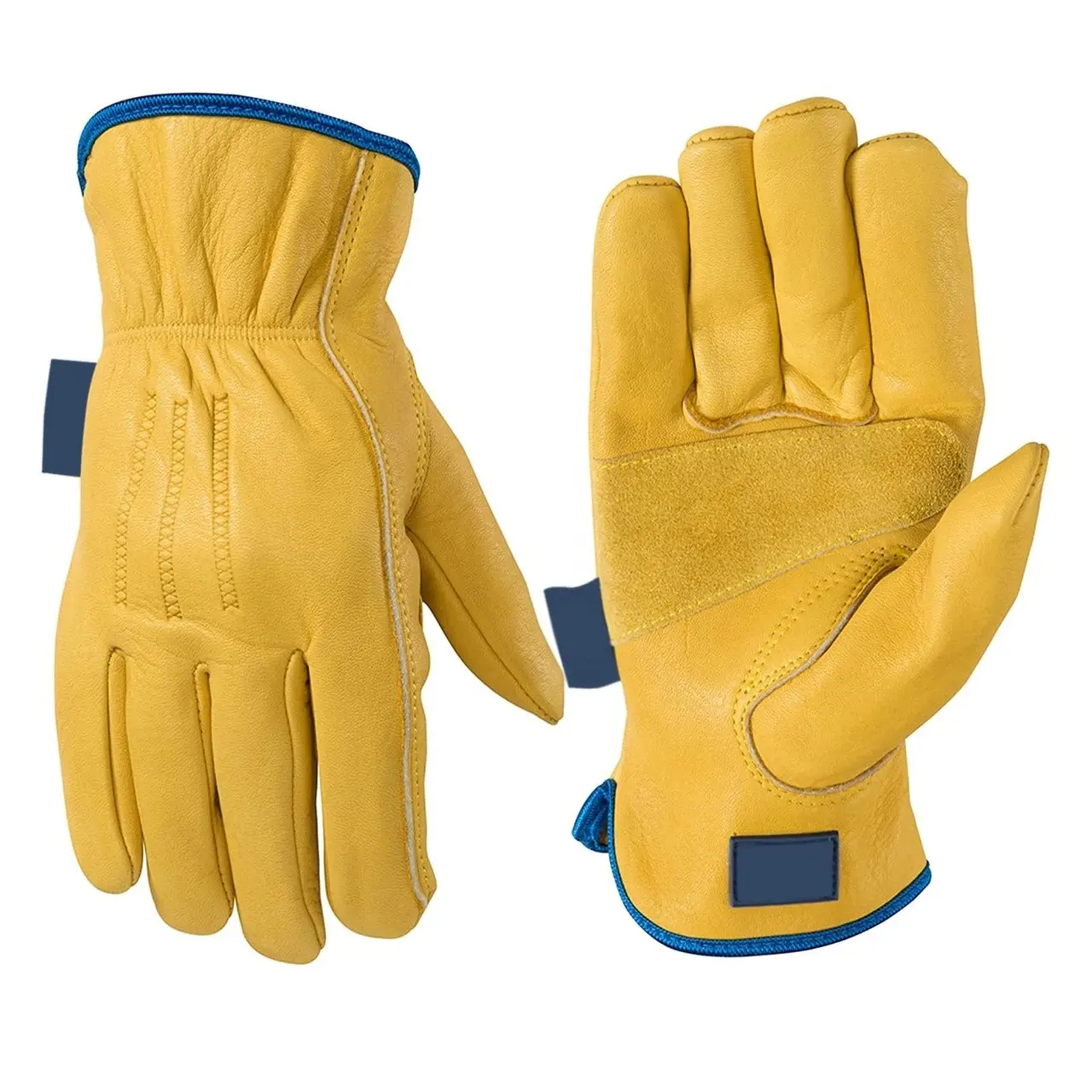 Cow Split Industrial Heavy Duty Garden Cut Resistant Safety Protective Heated Working Hand Leather Construction Gloves