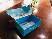 Boîtes cadeaux en carton ondulé personnalisées en gros pour fruits, avec poignée et pelliculage mat, pour aliments