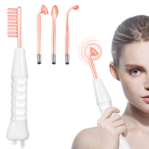 Xách Tay Tần Số Cao Ozone Máy Trị Liệu 7 Ống Thủy Tinh Cầm Tay Vẻ Đẹp Thiết Bị Cho Khuôn Mặt Cơ Thể Đầu Mũi Chân Điều Trị Mụn Trứng Cá - Product Image 2