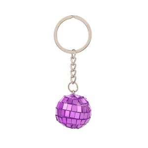 Venta caliente plata Disco pastel decoración brillante espejo reflectante bolas de Navidad pastel decoración bola para <span class=keywords><strong>llavero</strong></span> de fiesta de cumpleaños - Product Image 6
