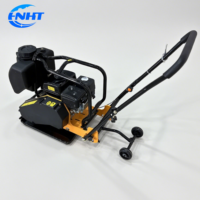Compacteur à plaques réversible HT-150, compacteur à plaques à essence, 95 kg, force de 18 kN, 48 Hz, piqueuse vibrante pour la construction de routes et l'asphalte
