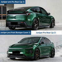 Kit de Carrocería para Tesla Model Y Refresh 2025, Alerón Delantero, Alerón Trasero, Faldones Laterales, Spoiler, Alerones Delanteros, Accesorios de Mejora Exterior