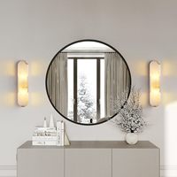 Lampes murales LED en marbre espagnol postmoderne - Design de luxe pour les chambres d'hôtel, les salons, les couloirs et les entrées |   Cuivre multicolore