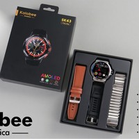 Reloj Inteligente con Detección de Frecuencia Cardíaca, Llamadas, Pantalla Táctil AMOLED, Multifunción, Compatible con Sistema ISO Android