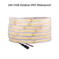Bande LED COXO Cob pour extérieur, IP68, IP67, IP65, étanche, certifiée CE, RoHS, UL, 24V, 12V, 8mm, 5mm, bande LED pour extérieur, étanche
