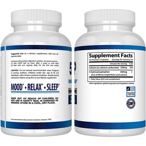 5-HTP Plus Calcio: Sientase Feliz y Positivo, Durma Fácil y Profundamente, Apoya el Estado de Ánimo Tranquilo y Relajado, 120 Cápsulas - Product Image 2