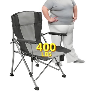 Chaise de camping pliable d'extérieur légère et promotionnelle, design personnalisé, robuste, capacité de 400 lb, vente en gros - Product Image 1