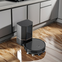 Nouvel Arrivage Smart Robot Aspirateur Auto-vidage Poubelle Humide Sec Auto-charge Moteur Brushless Usage Domestique Alimenté par Batterie