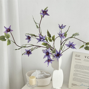 Vente directe d'usine, fleurs artificielles en tissu de soie simulé faites à la main, 75 cm de long, pour mariage, fête des mères, remise de diplôme - Product Image 1