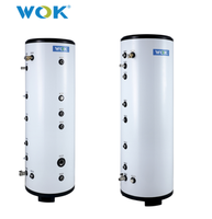Réservoir de bouteilles d'eau chaude indirecte de chauffage électrique split 100L-300L commercial domestique personnalisé en gros