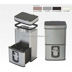 Shanglaishi standing square decorative trash <strong>bin</strong> new patent waste separation <strong>recycling</strong> <strong>sensor</strong> <strong>bin</strong> - Product Image 6