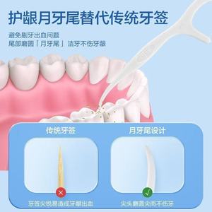 Fil dentaire ultra fin portable, lot de 50, en PP de qualité alimentaire, sans danger pour la bouche - Product Image 5