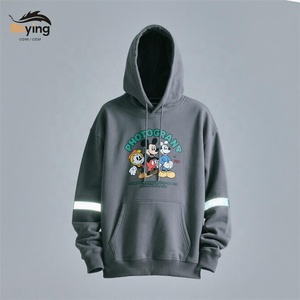 Boying Unisex felpe con cappuccio da uomo personalizzazione personalizzata stile Street Hip Hop stampa ricamo basato su <span class=keywords><strong>immagini</strong></span> del cliente - Product Image 1