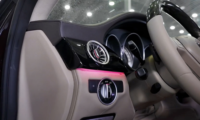 Ambiente-Innenbeleuchtung Dekorationszubehör für Mercedes-Benz CLS W218 2012-2017 LHD/RHD Mit 64 Farben Dynamischer Regenbogen