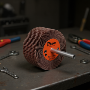 Disco Abrasivo de Tela con Vástago de 25x15 mm, Grano 80, para Pulir - Product Image 3