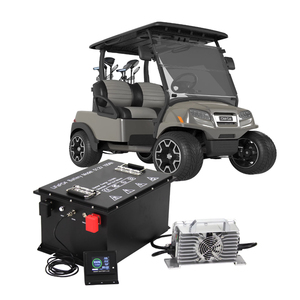 Batería LiFePO4 Personalizada <span class=keywords><strong>de</strong></span> 51.2V 105AH con 6000 Ciclos, Pantalla <span class=keywords><strong>de</strong></span> Energía e Inversor para Campos <span class=keywords><strong>de</strong></span> Golf y Vehículos Eléctricos Pequeños - Product Image 1