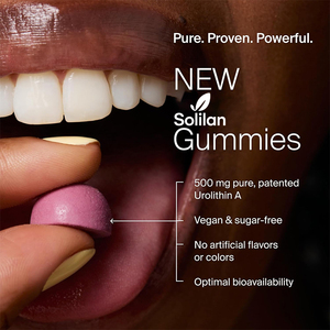 סוליין OEM מותג פרטי סוכריות גומי אורוליתין למבוגרים נוגדי חמצון תמיכה חיסונית שיפור חילוף החומרים אנרגטי ויטמינים 60 תוספים - Product Image 6