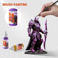 Pintura Metálica Primer 33, Pintura para Modelos en Miniatura, Kit de Pintura para Modelos en Miniatura, Juego de Pintura Acrílica para Modelos de Plástico