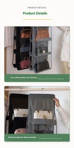 Factory Price Hanging Wardrobe Storage <b>Bag</b> with Dust-proof Fabric - Product Image 4