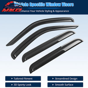 For Jeep Liberty 02-07 KJ 4PCS Window <b>Visors</b> Rain <b>Sun</b> Guard Deflectors Tape-On - Product Image 3