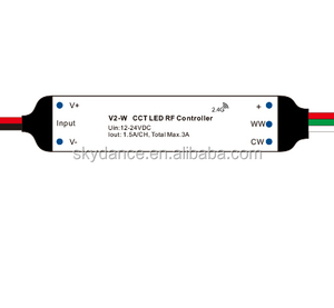Skydance-regulador de intensidad V2-W, regulador de luz LED inalámbrico de doble color, RF 2,4G, 12-24V de CC, 75W - Product Image 2