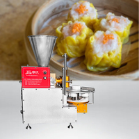 Machine à presser la pâte pour shumai et dim sum, petite machine de table automatique pour la fabrication de raviolis et dim sum, équipement pour les entreprises alimentaires, certifiée CE