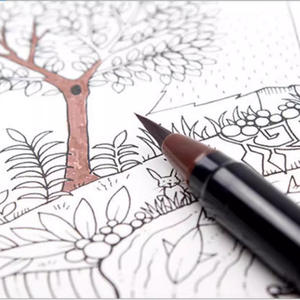 Set di Pennelli FOSKA Non Tossici di Alta Qualità, Penne ad Acquerello con Punte Flessibili per <span class=keywords><strong>Calligrafia</strong></span> <span class=keywords><strong>e</strong></span> Lavori Grafici Dettagliati - Product Image 6