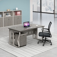 Bureau de Travail : Ensemble de Mobilier de Bureau Commercial de Luxe, Poste de Travail Modulaire avec Table et Chaises, Table de Séparation