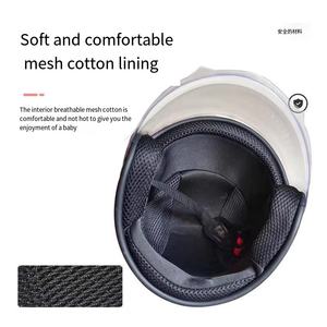 Nouveau <span class=keywords><strong>Casque</strong></span> de Moto Demi-Face Mignon pour Enfants, Équipement de Sécurité Enfant - Product Image 2