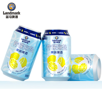 Vente directe usine – Bière Landmark Lemon Sea Salt Ale en bouteille et canette 330ml, lot de 24 canettes, boisson alcoolisée en gros, primée, 2,5% d'alcool
