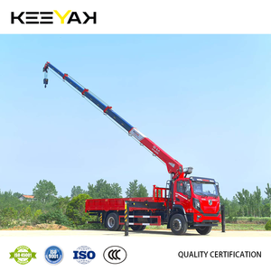 Camiones Grúa <span class=keywords><strong>de</strong></span> Carga DONGFENG <span class=keywords><strong>de</strong></span> Alta Calidad, 240HP, 4x4, Diésel, Usados, con Grúa Telescópica Montada, Camión Grúa XCMG <span class=keywords><strong>de</strong></span> 8 Toneladas - Product Image 3
