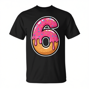 Camiseta a juego con diseño del número 6 y 7 para disfraz de Halloween - Product Image 2