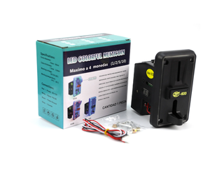 Accettatore di Monete Multipli in Plastica <span class=keywords><strong>JY</strong></span>-633 con Spina EU e Alimentazione Manuale per Giochi Arcade e Distributori Automatici - Product Image 3