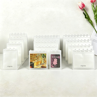 Calendrier de table personnalisé, classeur de photocartes en plastique, album photo à feuilles mobiles, support de cartes Kpop de 3 pouces, livre de rangement et de présentation de table