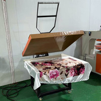 Nouvelle Presse à Chaud Manuelle Grand Format 80x100cm Modèle 2026 avec Puissance de 6kW pour Impression par Sublimation sur T-shirts