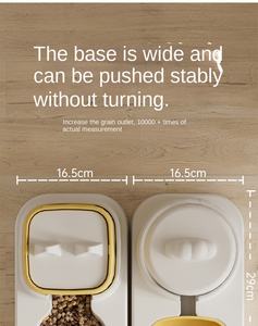 Novo Lançamento Conjunto Dispensador Automático de Comida e Água para Animais de Estimação Alimentador por Gravidade para Cães e Gatos de Pequeno e Médio Porte - Product Image 3