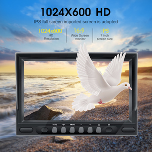 Cct 4 gam GPS Wifi dòng sống 7inch màn hình 4CH Dual Card Xe Tải xe buýt CCTV xe tải 1080P mdvr - Product Image 3