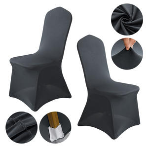 Housses de chaise extensibles en Spandex <span class=keywords><strong>vert</strong></span> pour les événements de mariage Restaurant Banquet Hotel Dining Party Housse de chaise universelle - Product Image 3