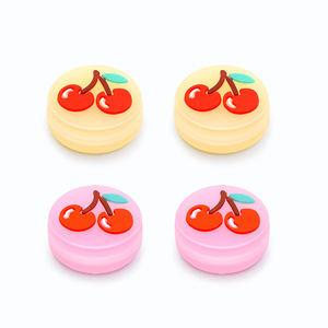Luminous Glow Fruit Thumb Stick Grip case <span class=keywords><strong>Joystick</strong></span> Cover para Switch OLED Accesorios de juego Joy Con Rocker Key Cap - Product Image 2