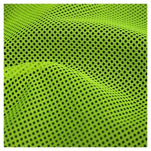 Competitive Price 100% Polyester 63 inches Width Mesh Net Fabric for Reflective Safety Vest