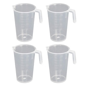 カスタムロゴ安い透明スケールビーカー50mlプラスチック計量カップ印刷卒業 - Product Image 6