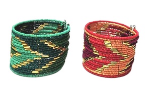 La mejor pulsera de cuentas de semillas de estilo bohemio hecha a mano para mujer, accesorios de moda, exportador indio - Product Image 5