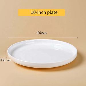 Assiette à <span class=keywords><strong>d</strong></span>îner en céramique colorée, expédition directe depuis l'usine, style moderne nordique, européen <span class=keywords><strong>du</strong></span> <span class=keywords><strong>nord</strong></span>, pour pâtes et pizza - Product Image 2