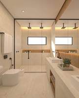 Maison de rêve, villas modernes préfabriquées de luxe en ossature légère en acier, prêtes à une installation rapide