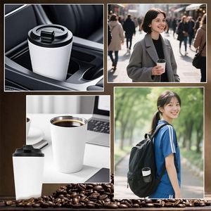 Tazas de Café de Acero Inoxidable con Pajita, Personalizadas con Impresión, Regalo de Navidad, Venta al Por Mayor - Product Image 6