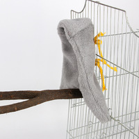 USMILEPET meilleur vendeur flanelle nid d'oiseau lit chaud doux oiseau chauffage hiver peluche maison oiseau fournitures pour inséparables perruche
